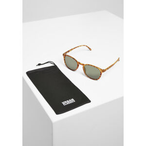 Urban Classics Sunglasses Arthur UC brown leo/green - UNI