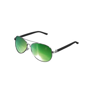 Urban Classics Sunglasses Mumbo Mirror silver/green - UNI