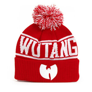 Wu-Tang Logo Winter Cap Red White - UNI